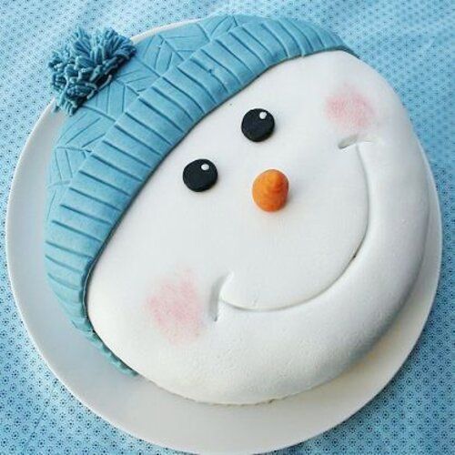 Snowman Face Cake 1 Kg.